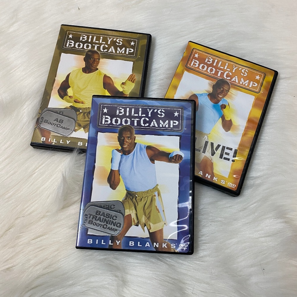 Billy's Bootcamp - Set of 3 Workout DVDs